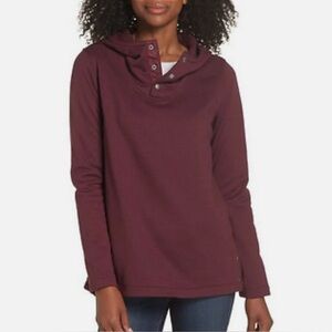 The North Face Women’s Knit Stitch Fleece Hoodie Maroon